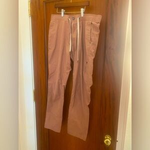 Vuori ripstop pant, dusty rose, size large